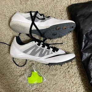 Nike Sprinter Spikes Rival S White & Black